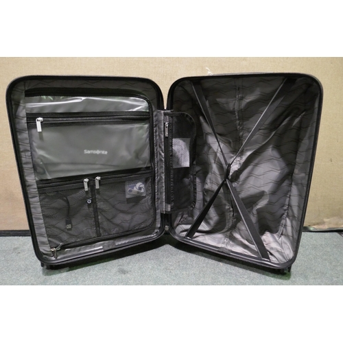 6298 - Samsonite Black Endure 2 Piece Hard Shell Suitcase Set, Original RRP £119.99 + Vat (335-16) *This lo... 