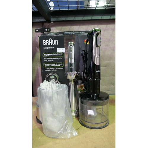 6327 - Braun Hand Blender       Mq9138Xi (335-534) *This lot is subject to Vat