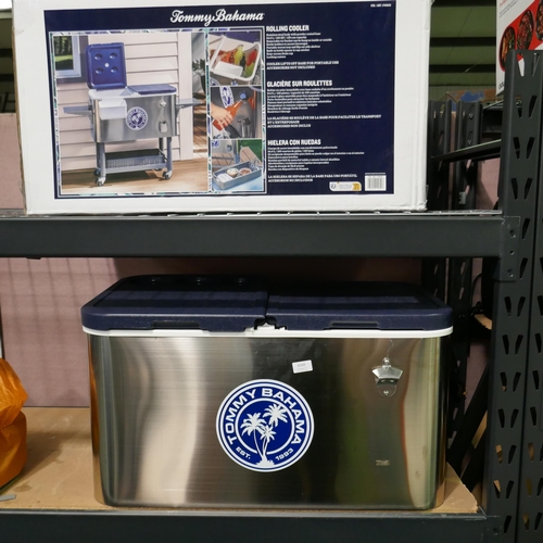 6330 - Tommy Bahama 100Qt  Stainless Steel Cooler (Damaged) Original RRP £159.99 + Vat (335-277/901) *This ... 