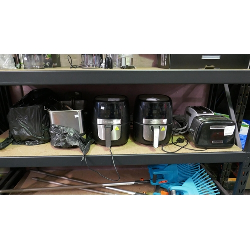 6332 - Quantity of Scrap items to include: 3 x Gourmia Air Fryers, 2 x Tefal Fryers, etc.  (335-43-45,73-74... 