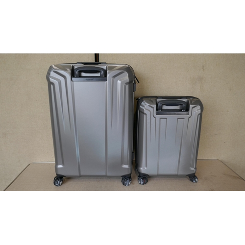 6004 - Samsonite Silver Endure 2 Piece Hard Shell Suitcase Set, Original RRP £119.99 + Vat (335-480) *This ... 