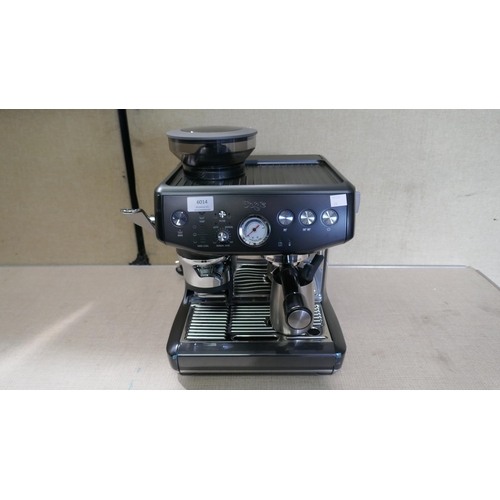 6014 - Sage Barista Impress Black Stainless Coffee Machine with Box (Model No: SES876BST) Original RRP £539... 