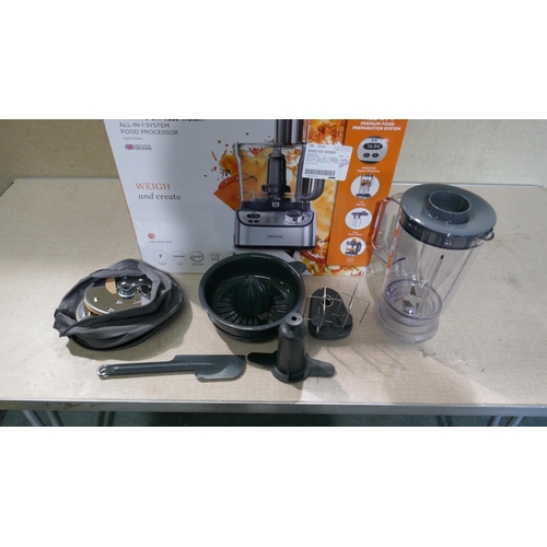 6017 - Kenwood Multipro Express Weigh+ Food Processor with Accessories and Box, Original RRP £109.99 + Vat ... 