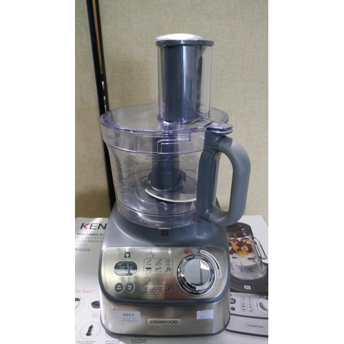 6017 - Kenwood Multipro Express Weigh+ Food Processor with Accessories and Box, Original RRP £109.99 + Vat ... 