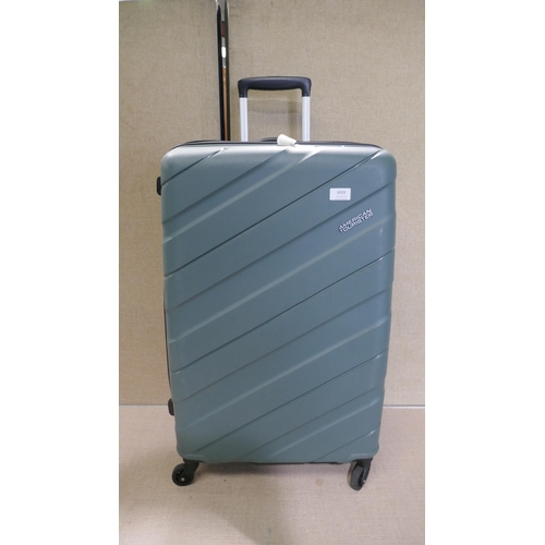 6028 - American Tourister Jetdriver Large Grey Suitcase (335-520) *This lot is subject to Vat