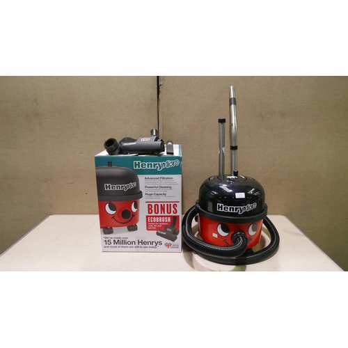 6066 - Henry Micro Hi-Flo Vacuum Cleaner with Accessories and Box (Model No: HVR200M-11) Original RRP £139.... 