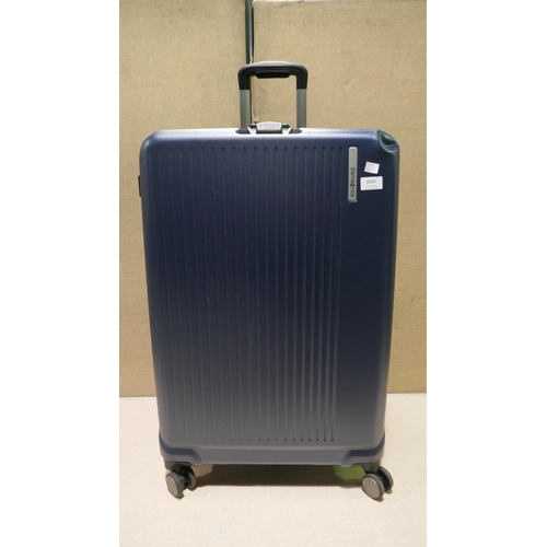 6069 - Samsonite Amplitude Large Blue Hard Shell Suitcase (Dented) (335-344) *This lot is subject to Vat