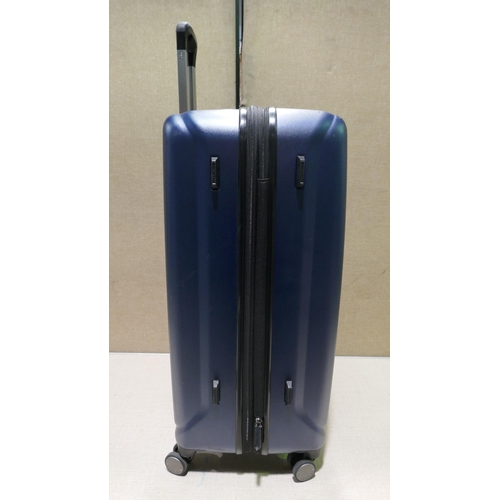 6069 - Samsonite Amplitude Large Blue Hard Shell Suitcase (Dented) (335-344) *This lot is subject to Vat