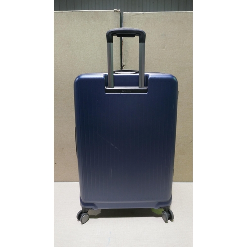 6069 - Samsonite Amplitude Large Blue Hard Shell Suitcase (Dented) (335-344) *This lot is subject to Vat