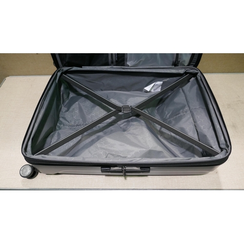 6069 - Samsonite Amplitude Large Blue Hard Shell Suitcase (Dented) (335-344) *This lot is subject to Vat