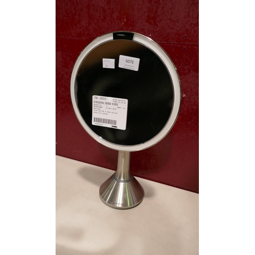 6076 - Simplehuman Sensor Mirror, Original RRP £99.99 + Vat (335-116) *This lot is subject to Vat