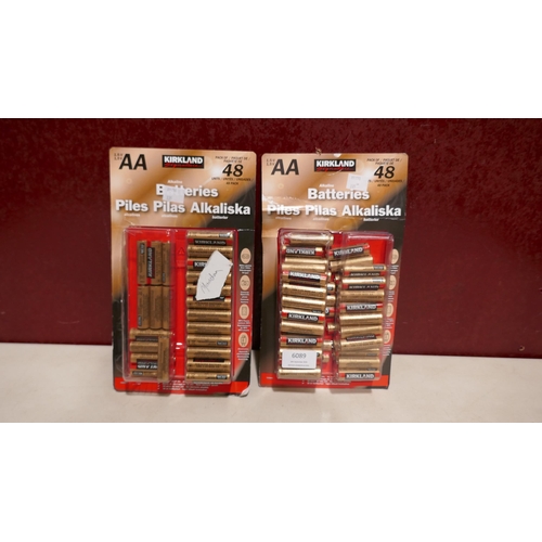 6089 - 2x Packs Of Ks AA Batteries (Incomplete)   (335-395,396)  *This lot is subject to Vat