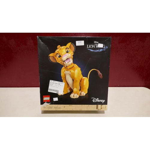 6100 - Lego Disney Classic Simba (model - 43247)             (335-166) *This lot is subject to Vat