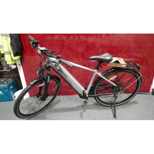 6119 - Dawes Spire 2.0 Gentlemen's Electric Hybrid Bike with Two Keys, Charger, Pan Rack and Kick Stand : e... 