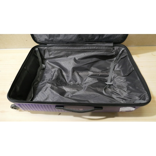 6126 - American Tourister Jetdriver Large Purple Hard Shell Suitcase  (335-593) *This lot is subject to Vat