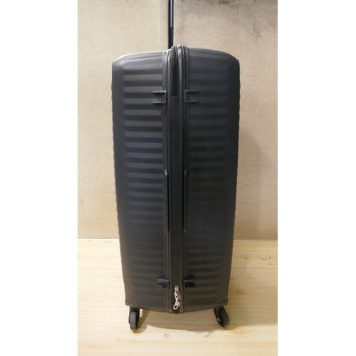 6127 - American Tourister Jetdriver Large Black Hrd Shell Suitcase  (335-594) *This lot is subject to Vat