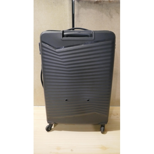 6127 - American Tourister Jetdriver Large Black Hrd Shell Suitcase  (335-594) *This lot is subject to Vat