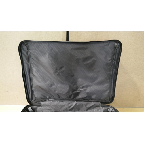 6127 - American Tourister Jetdriver Large Black Hrd Shell Suitcase  (335-594) *This lot is subject to Vat