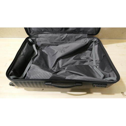 6127 - American Tourister Jetdriver Large Black Hrd Shell Suitcase  (335-594) *This lot is subject to Vat