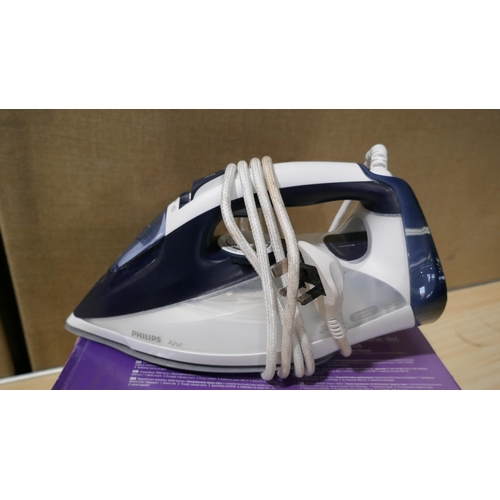 6129 - Philips Handheld Steamer and a Philips Azur Steam Iron    (332-446,450/902) *This lot is subject to ... 