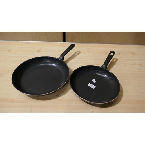 6136 - Greenpan 2Pc Frying Pan Set  (335-617) *This lot is subject to Vat