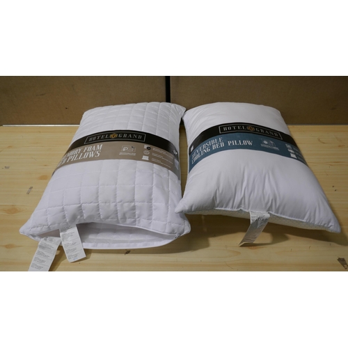 6163 - 2 x Mixed Hotel Grand Pillows   (335-184,567) *This lot is subject to Vat