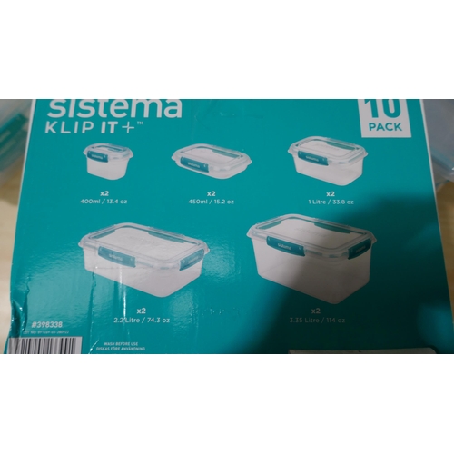 6167 - Sistema Klip It Plus Storage Containers  (335-551) *This lot is subject to Vat