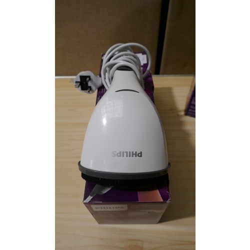 6129 - Philips Handheld Steamer and a Philips Azur Steam Iron    (332-446,450/902) *This lot is subject to ... 