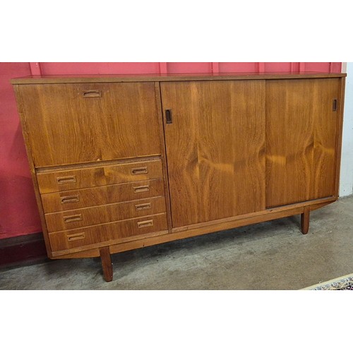 3 - A Danish teak highboard