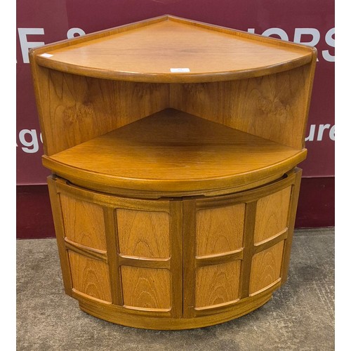 22 - A Nathan Squares teak corner cupboard