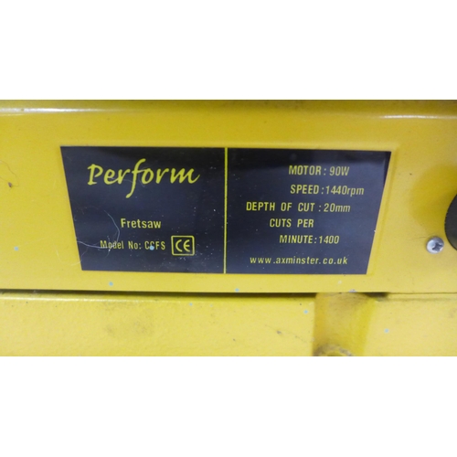 5001 - A Perform CCFS 1440rpm 400mm (16”) fretsaw (no blade)