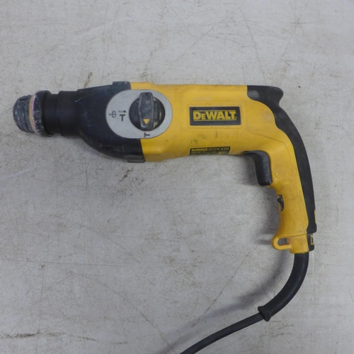 5003 - A cased Dewalt D25123-LX 115v hammer drill