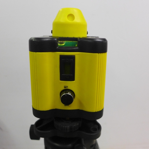 5008 - A laser level kit in case with tripod and safety goggles