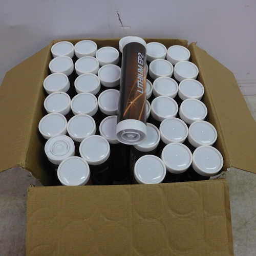 5013 - 36 x 400g tubes of lithium EP2 premium grease