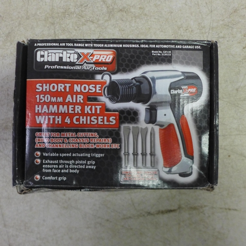 5014 - Two Clarke X-Pro CAT139 short nose 150mm air hammer kits