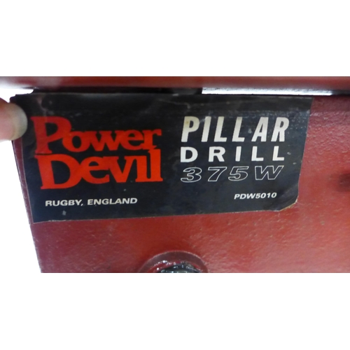 5033 - A Power Devil PDW5010 240v pillar drill