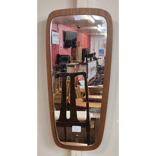 50D - A teak framed mirror