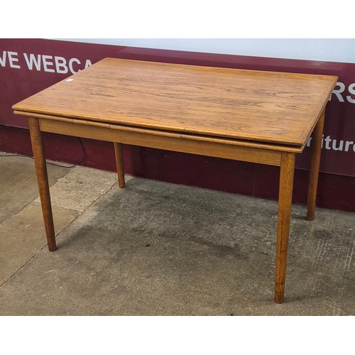 50M - A Danish A.R. Mobler teak extending dining table