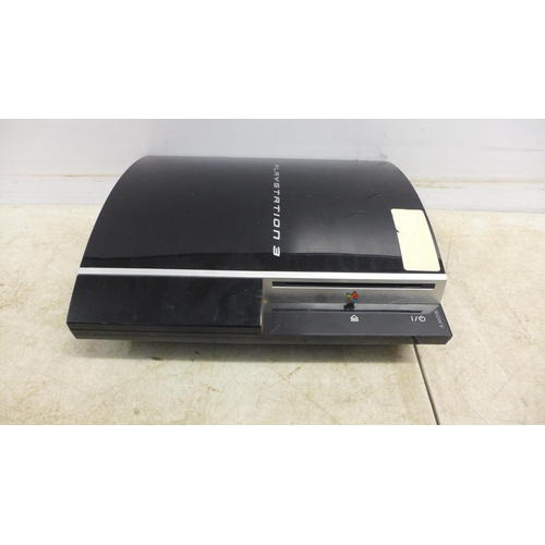 5050 - Two Playstation 3 consoles with assorted cables