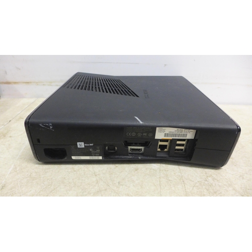 5061 - An Xbox One with Xbox One wireless controller, an Xbox 360s with wireless Xbox controller and an Xbo... 