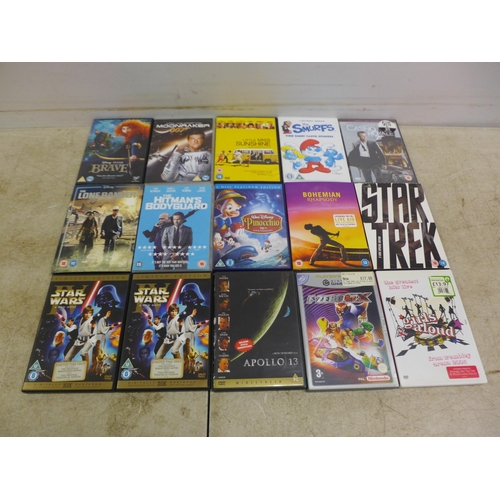 5062 - A collection of Blu-Rays and DVDs including Star Wars collection