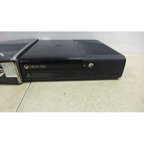 5083 - Three XBox 360 S consoles and an XBox 360 E console - includes a Halo edition XBox 360 S, also inclu... 