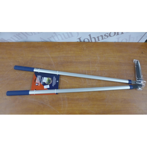 5211 - A set of Spear and Jackson Razor Sharp edging shears, Draper hand shears and a Roughneck patio and d... 