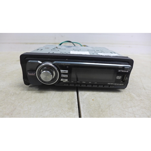 5093 - An X-Trons DVD MP4 USB/SD AM/FM in car stereo and DVD player