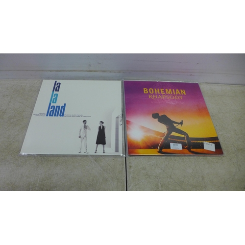 5110 - 2 Movie soundtrack LP's Lalaland and Bohemian Rhapsody