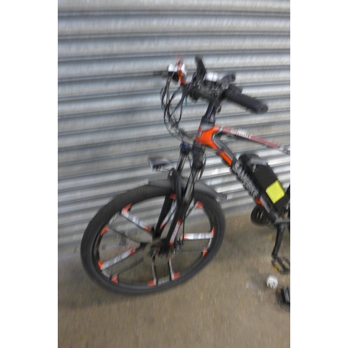 5188 - A SameBike Smart electric bike with key, charger, book and battery