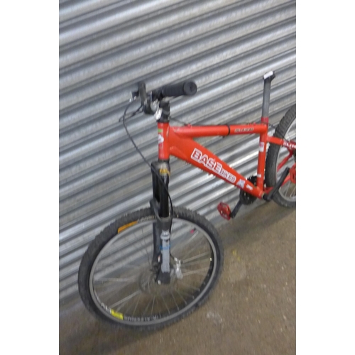 5195 - A Base Bikes SJ26 aluminium framed front suspension Hardtail mountain bike with Marzocchi Bomber hyd... 