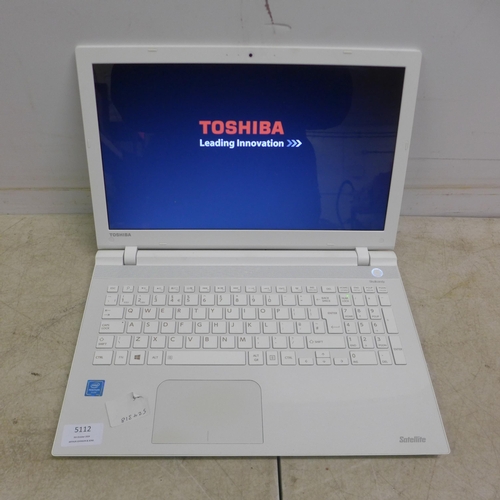 5112 - A Toshiba Satellite L50-C-1GX intel pentium laptop with integrated Skullcandy Speakers  - with charg... 