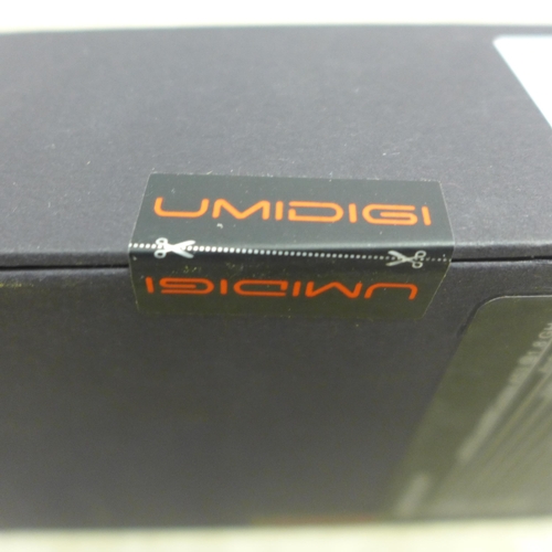 5123 - A midnight green Umidigi A3X smartphone - boxed and sealed