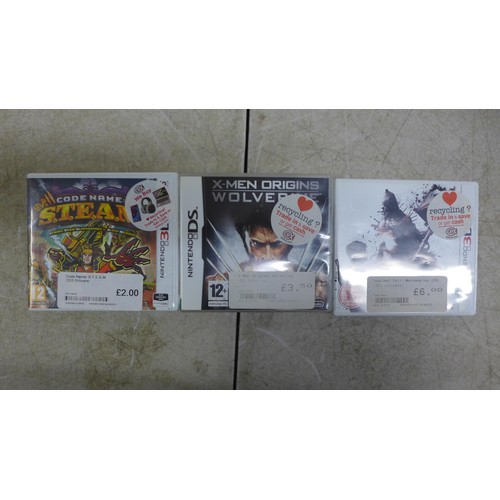 5132 - A quantity of Nintendo DS games including Resident Evil, Iron Man 2, Indiana Jones and X-Men and Nin... 